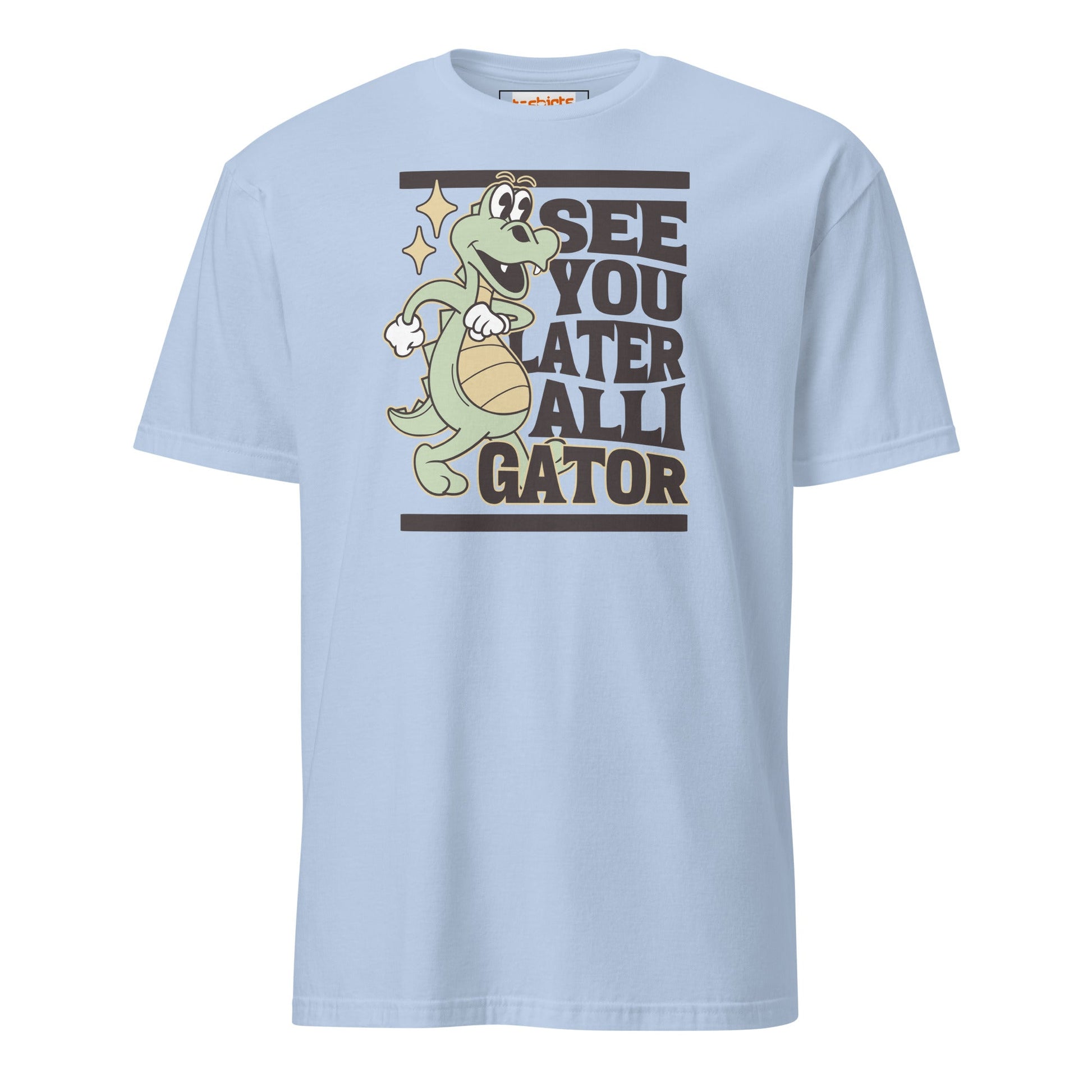 See You Later Alligator T-Shirt - Light Blue - T-Shirts Online