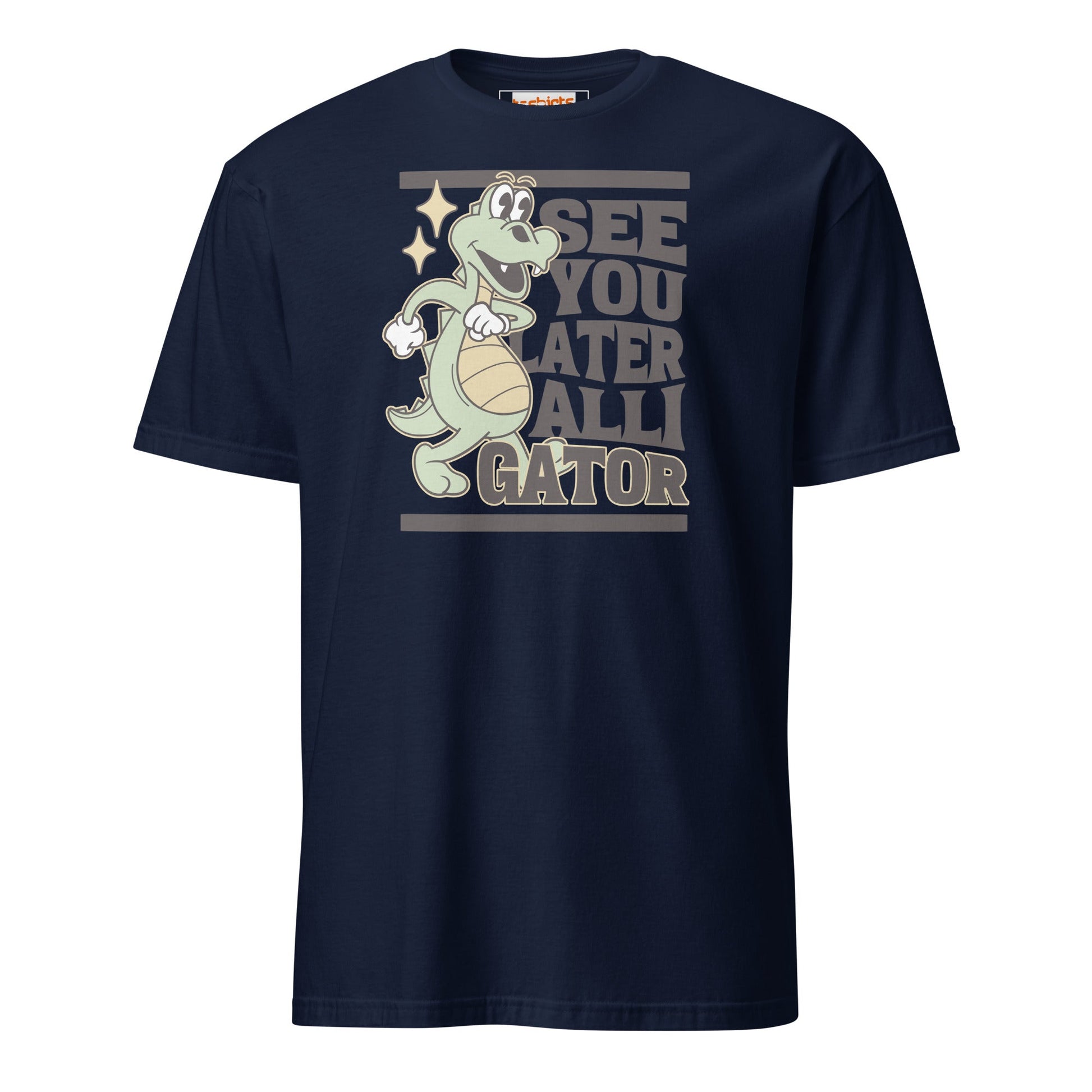 See You Later Alligator T-Shirt - Navy - T-Shirts Online