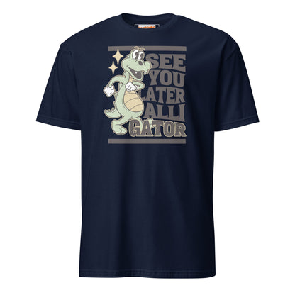 See You Later Alligator T-Shirt - Navy - T-Shirts Online