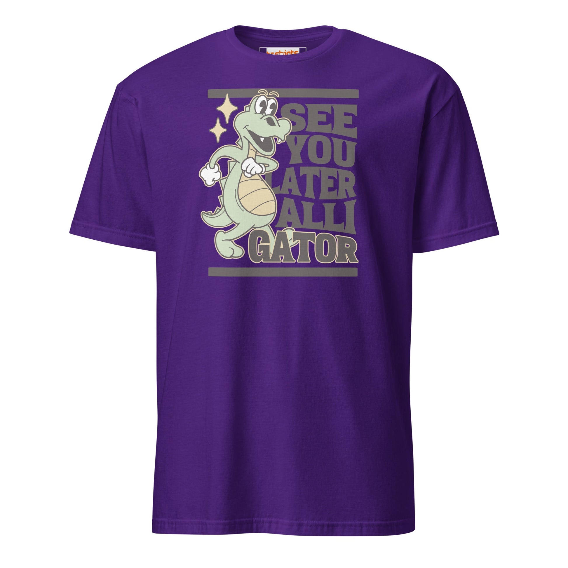 See You Later Alligator T-Shirt - Purple - T-Shirts Online