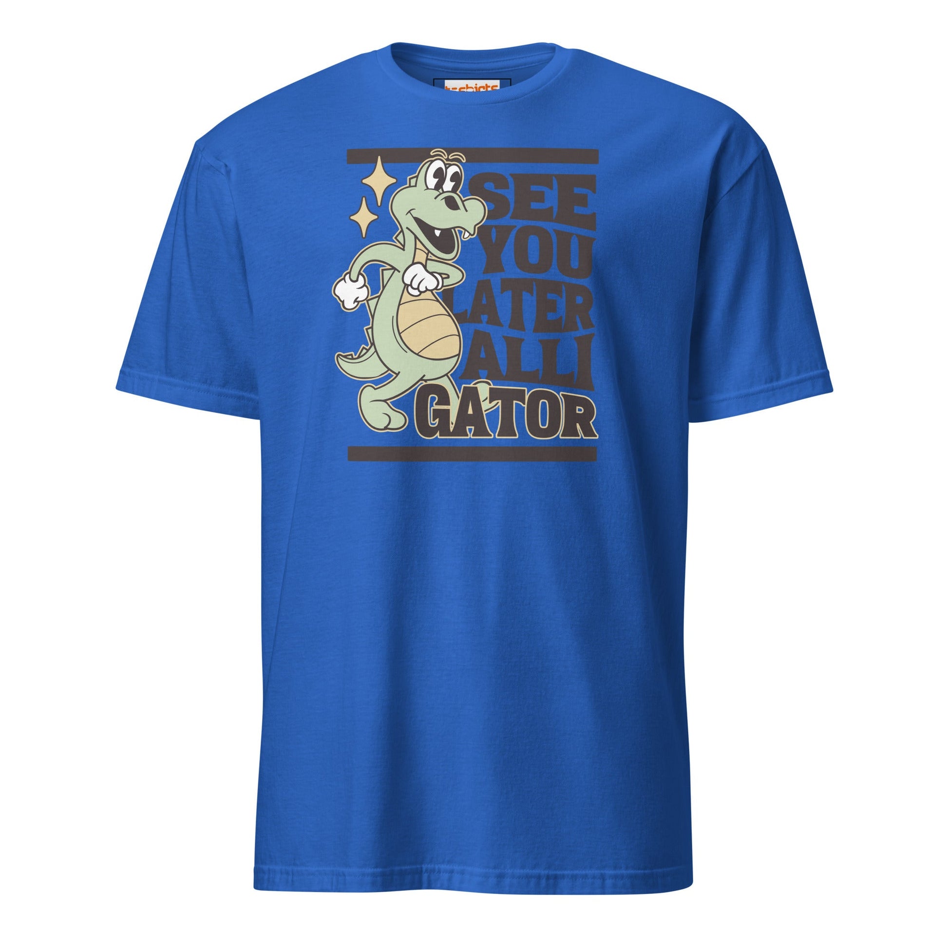 See You Later Alligator T-Shirt - Royal - T-Shirts Online