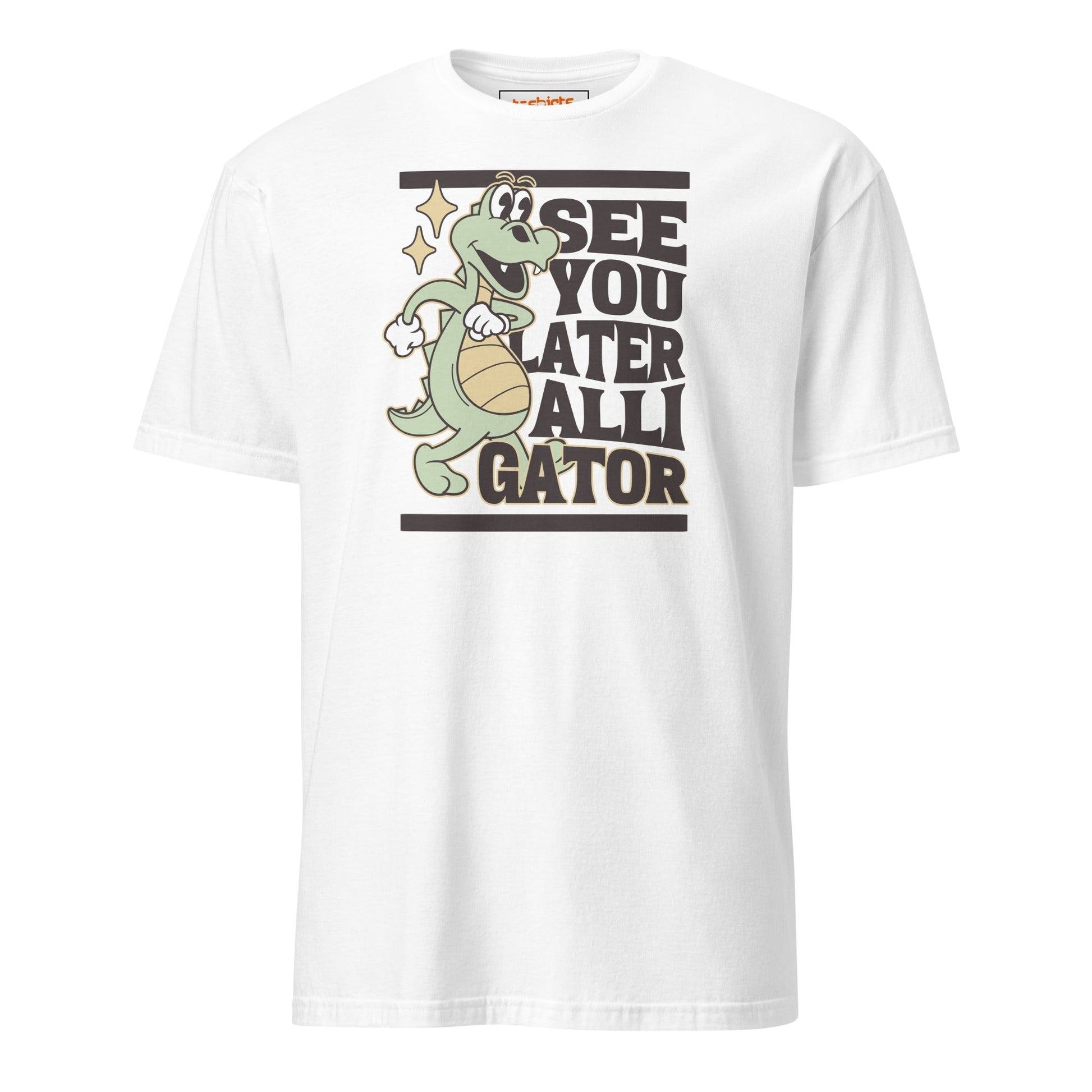 See You Later Alligator T-Shirt - White - T-Shirts Online