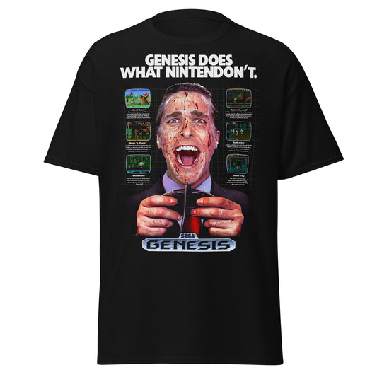 Sega Genesis Does What Nintendon't T-Shirt - Black - T-Shirts Online