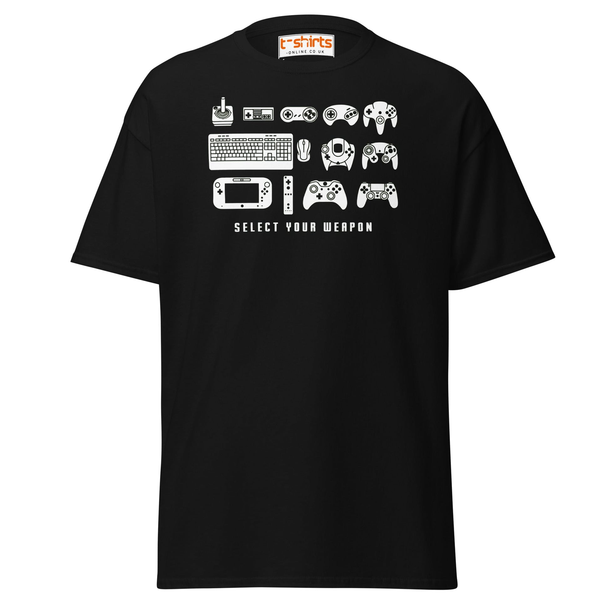 Select Your Weapon T-Shirt - Black - T-Shirts Online