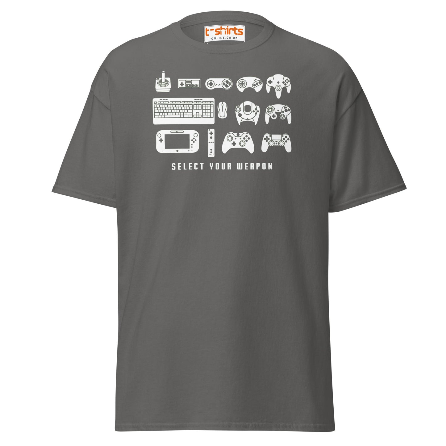 Select Your Weapon T-Shirt - Charcoal - T-Shirts Online