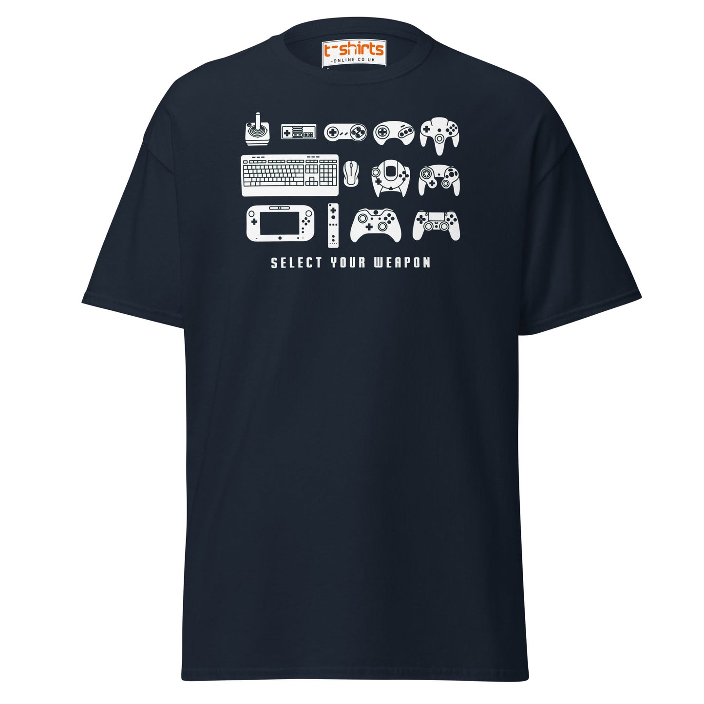 Select Your Weapon T-Shirt - Navy - T-Shirts Online
