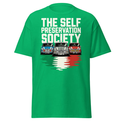 Self Preservation Society T-Shirt - Classic British Icon Tee - Irish Green - T-Shirts Online