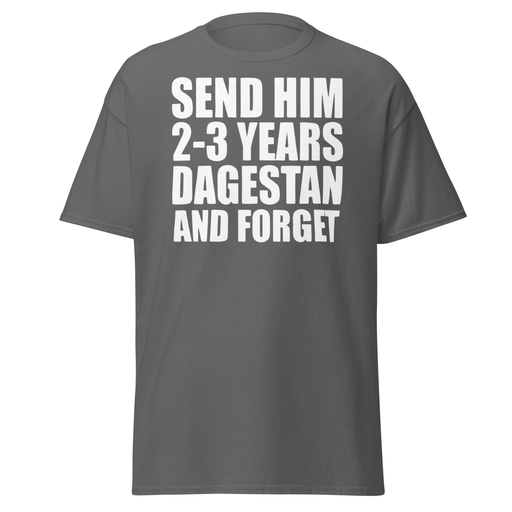 Send Him 2 - 3 Years Dagestan T-Shirt | MMA Fan Apparel - Charcoal - T-Shirts Online