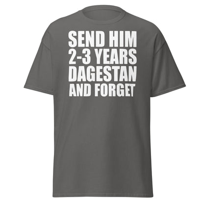 Send Him 2 - 3 Years Dagestan T-Shirt | MMA Fan Apparel - Charcoal - T-Shirts Online