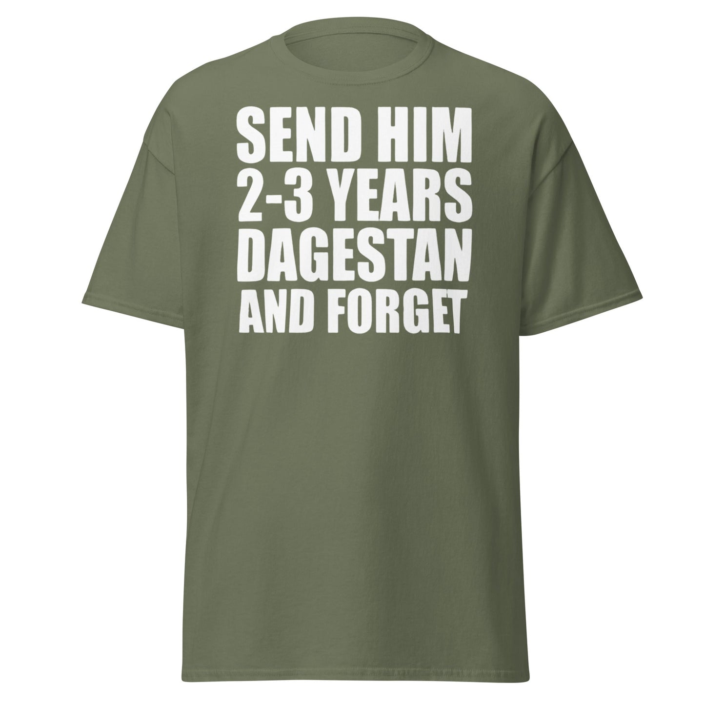 Send Him 2 - 3 Years Dagestan T-Shirt | MMA Fan Apparel - Military Green - T-Shirts Online