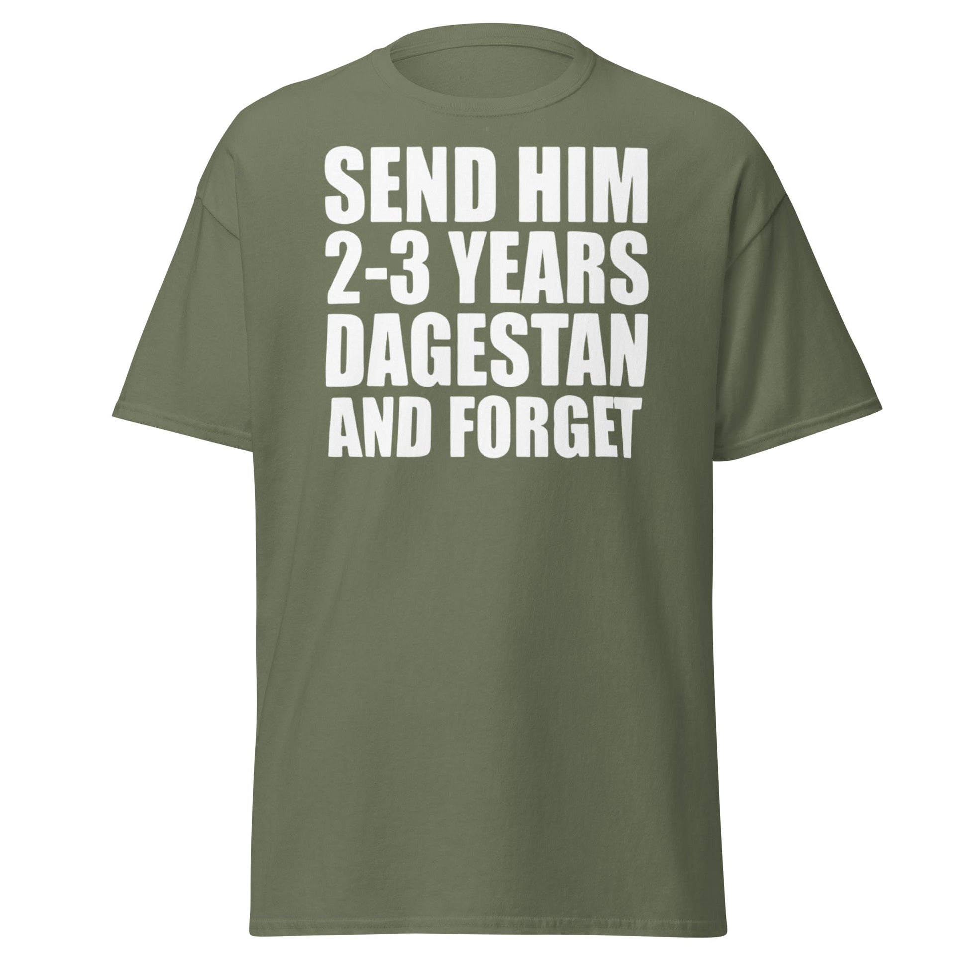 Send Him 2 - 3 Years Dagestan T-Shirt | MMA Fan Apparel - Military Green - T-Shirts Online