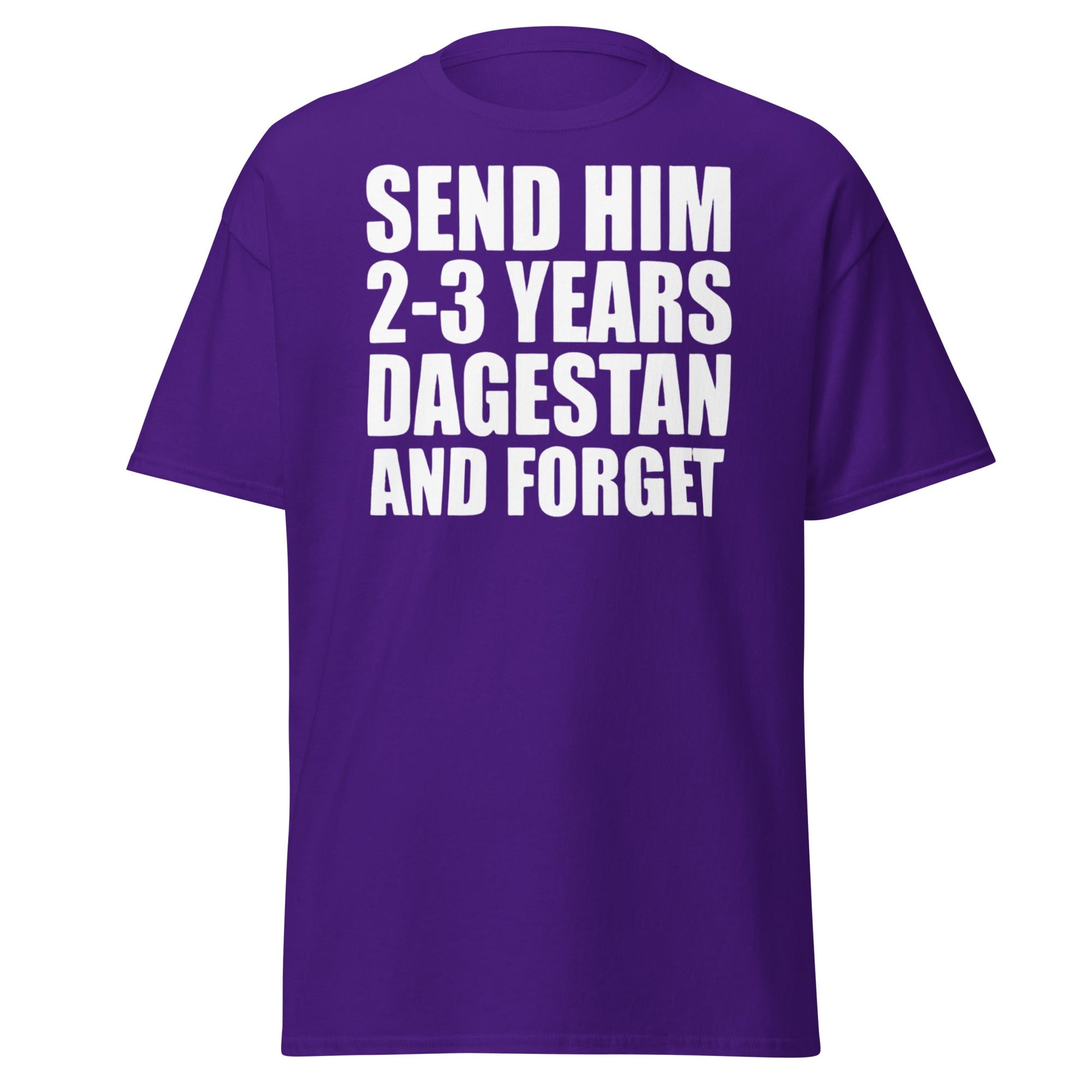 Send Him 2 - 3 Years Dagestan T-Shirt | MMA Fan Apparel - Purple - T-Shirts Online