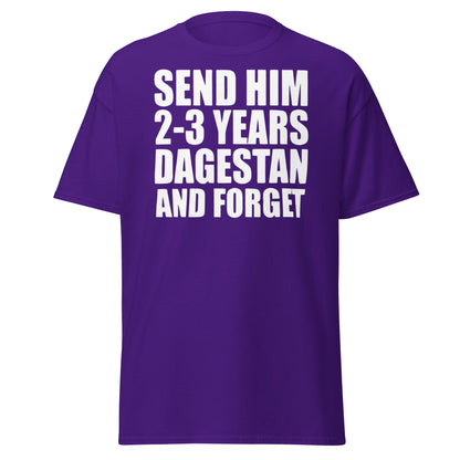 Send Him 2 - 3 Years Dagestan T-Shirt | MMA Fan Apparel - Purple - T-Shirts Online