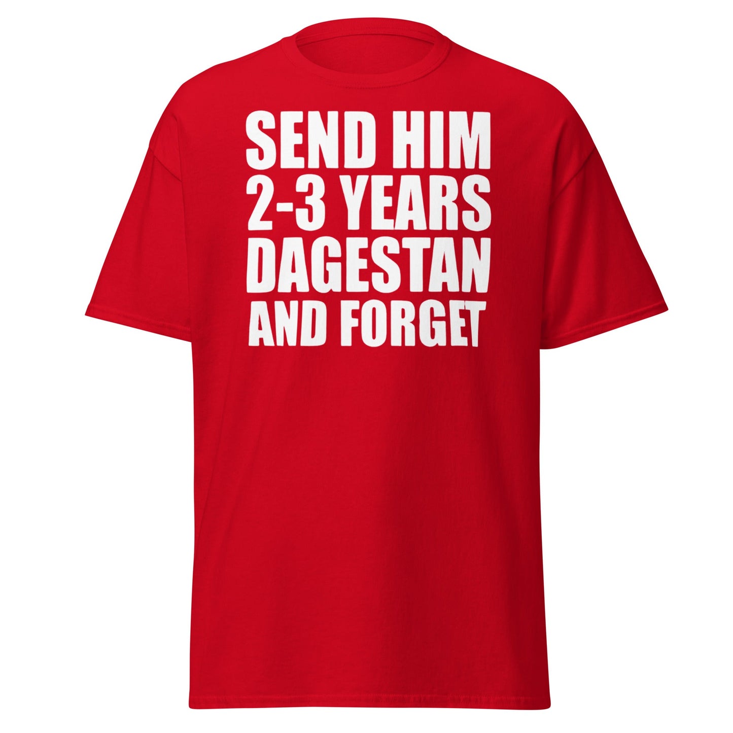 Send Him 2 - 3 Years Dagestan T-Shirt | MMA Fan Apparel - Red - T-Shirts Online