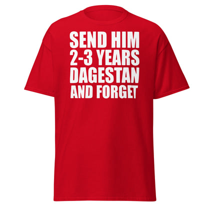 Send Him 2 - 3 Years Dagestan T-Shirt | MMA Fan Apparel - Red - T-Shirts Online