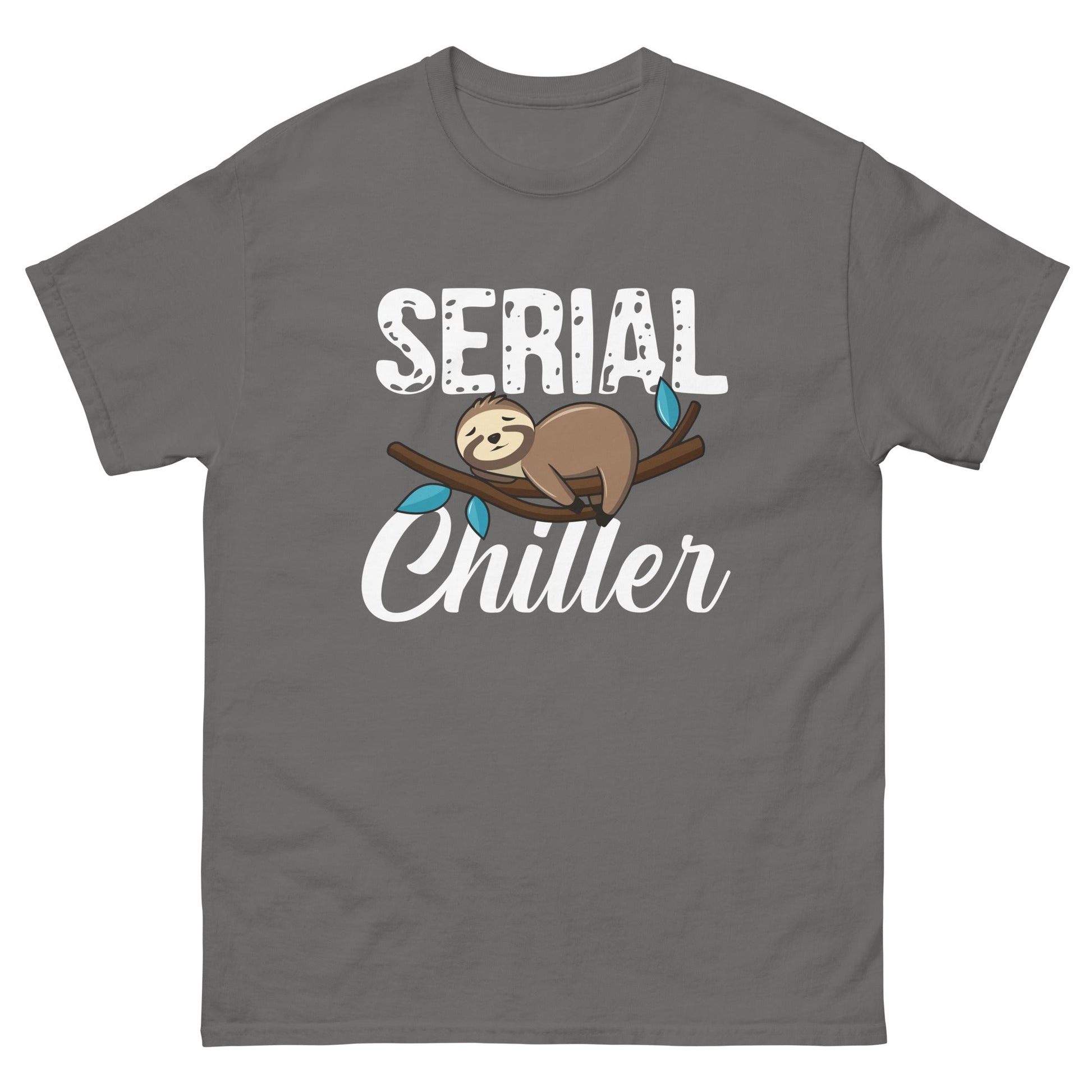 Serial Chiller | Unisex T-Shirt - Charcoal - T-Shirts Online