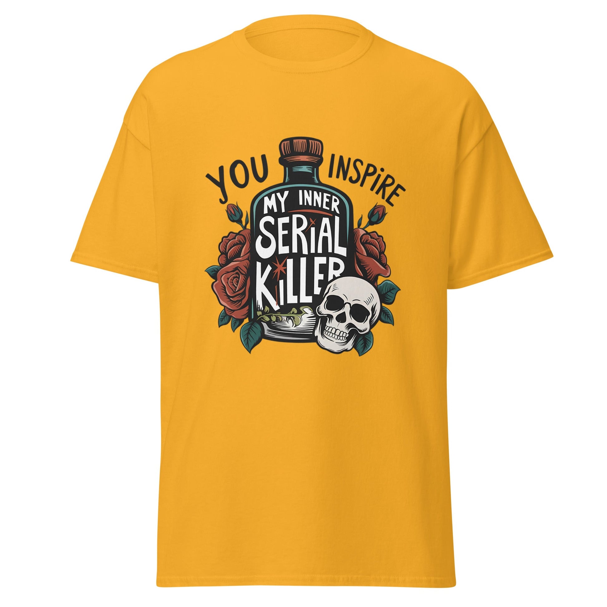Serial Killer | Horror T-Shirt - Gold - T-Shirts Online