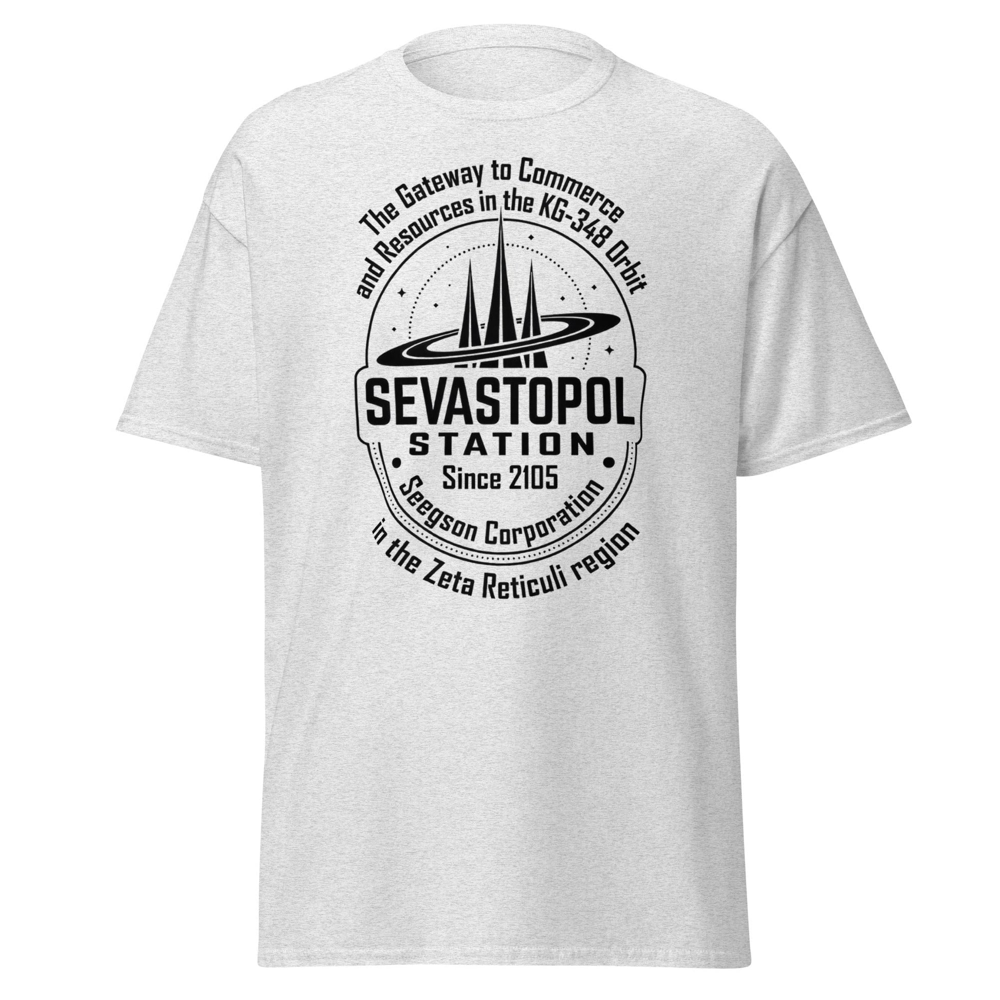 Sevastopol Station T-Shirt | Seegson Corp Sci - Fi Tee - Ash - T-Shirts Online