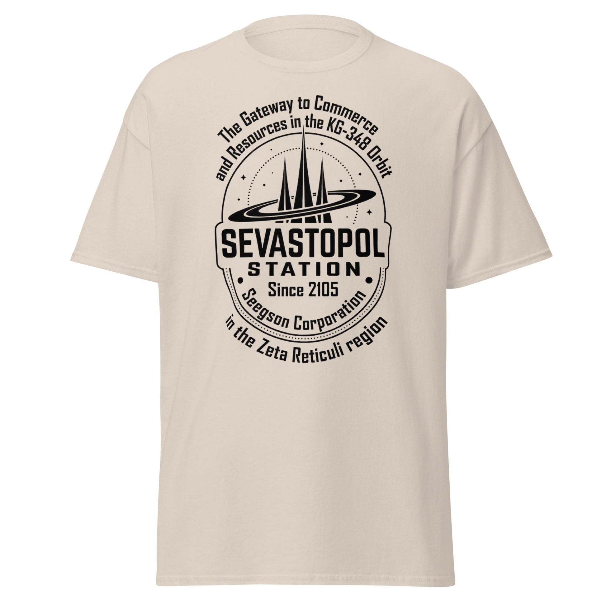 Sevastopol Station T-Shirt | Seegson Corp Sci - Fi Tee - Natural - T-Shirts Online