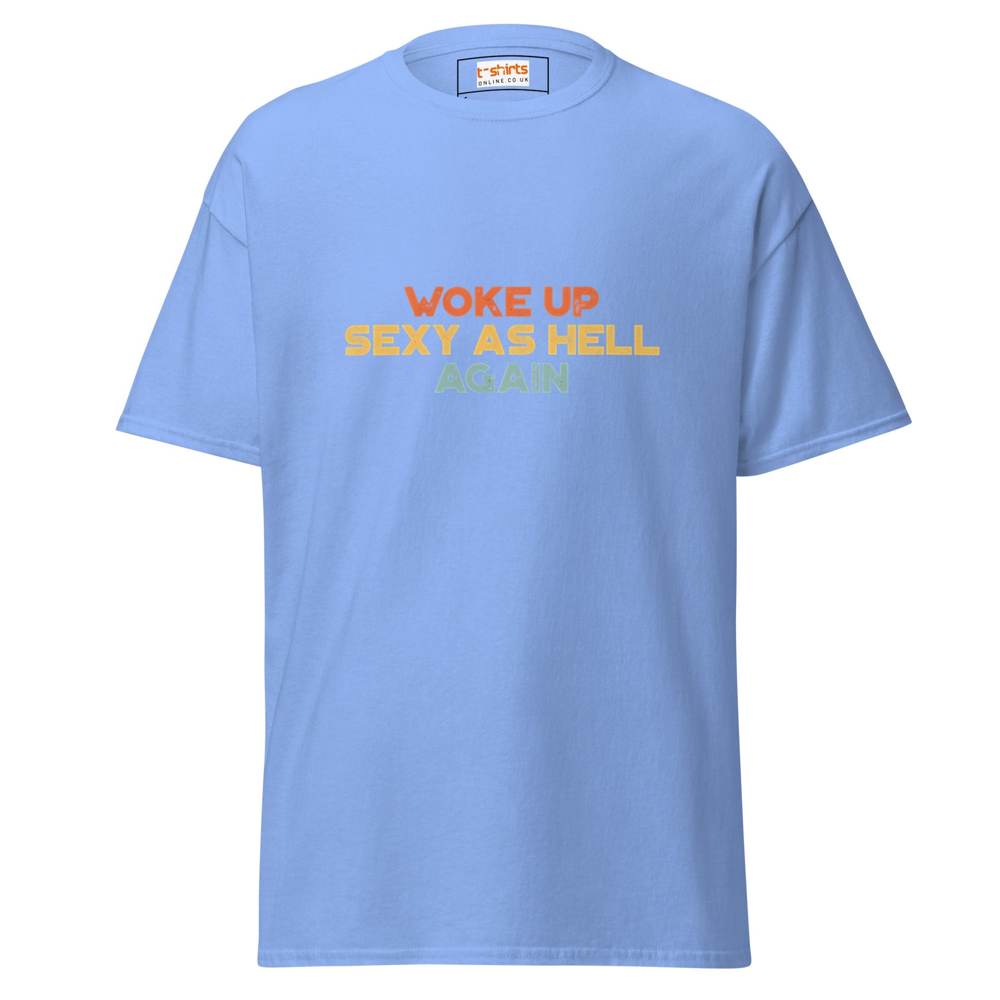 Sexy as Hell | Sleepwear T-Shirt - Carolina Blue - T-Shirts Online