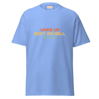 Sexy as Hell | Sleepwear T-Shirt - Carolina Blue - T-Shirts Online