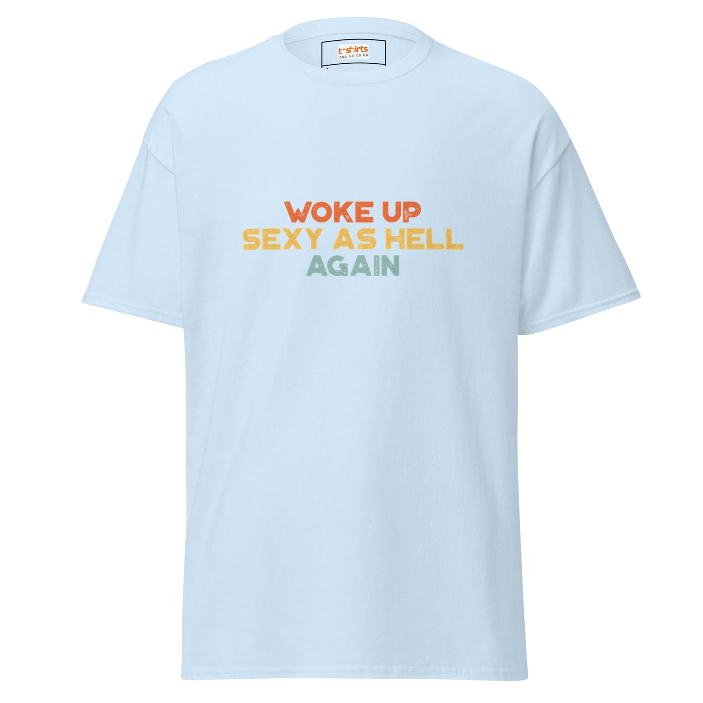 Sexy as Hell | Sleepwear T-Shirt - Light Blue - T-Shirts Online