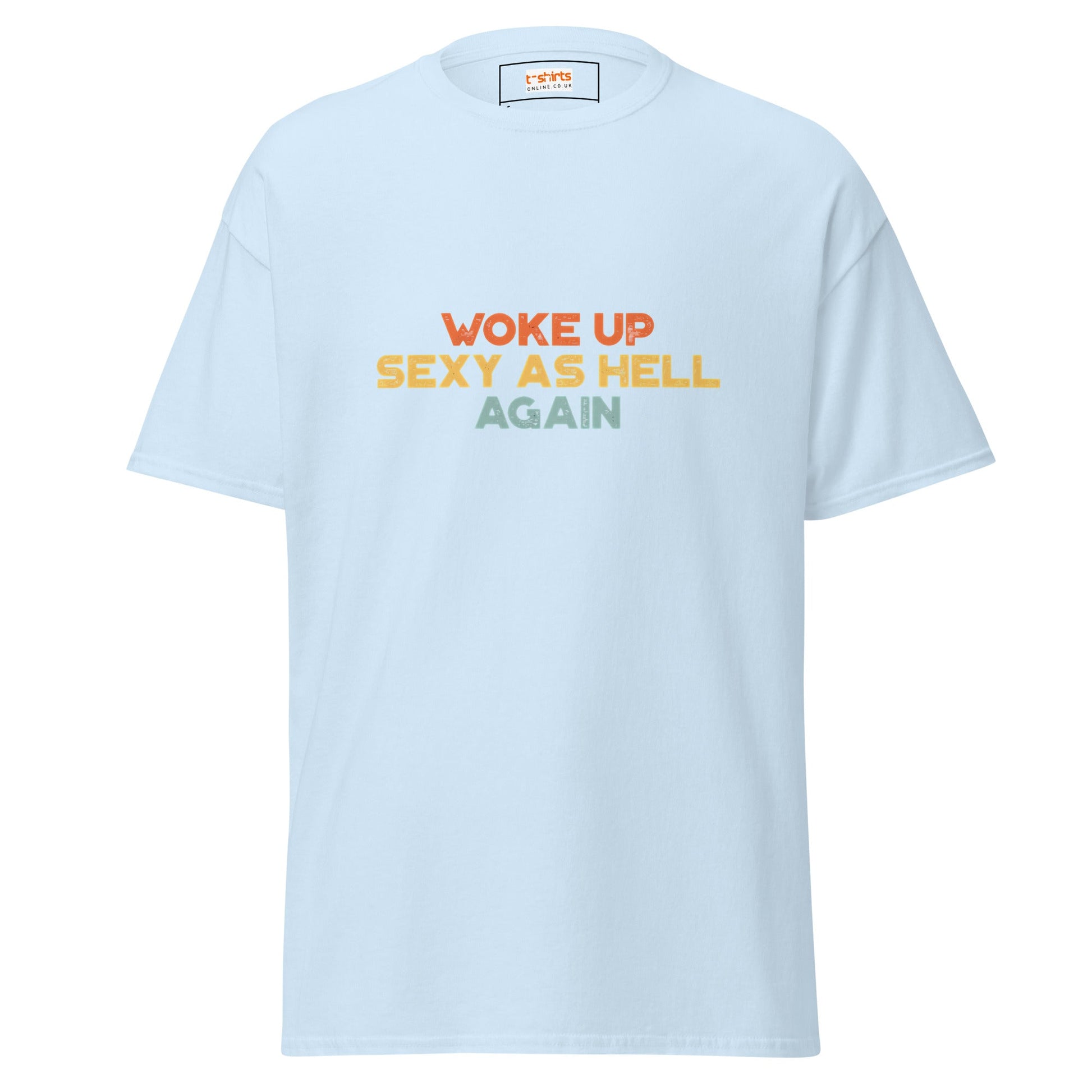 Sexy as Hell | Sleepwear T-Shirt - Light Blue - T-Shirts Online