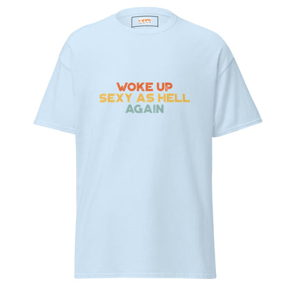 Sexy as Hell | Sleepwear T-Shirt - Light Blue - T-Shirts Online