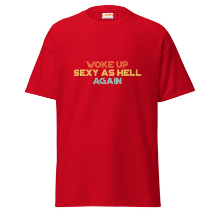 Sexy as Hell | Sleepwear T-Shirt - Red - T-Shirts Online