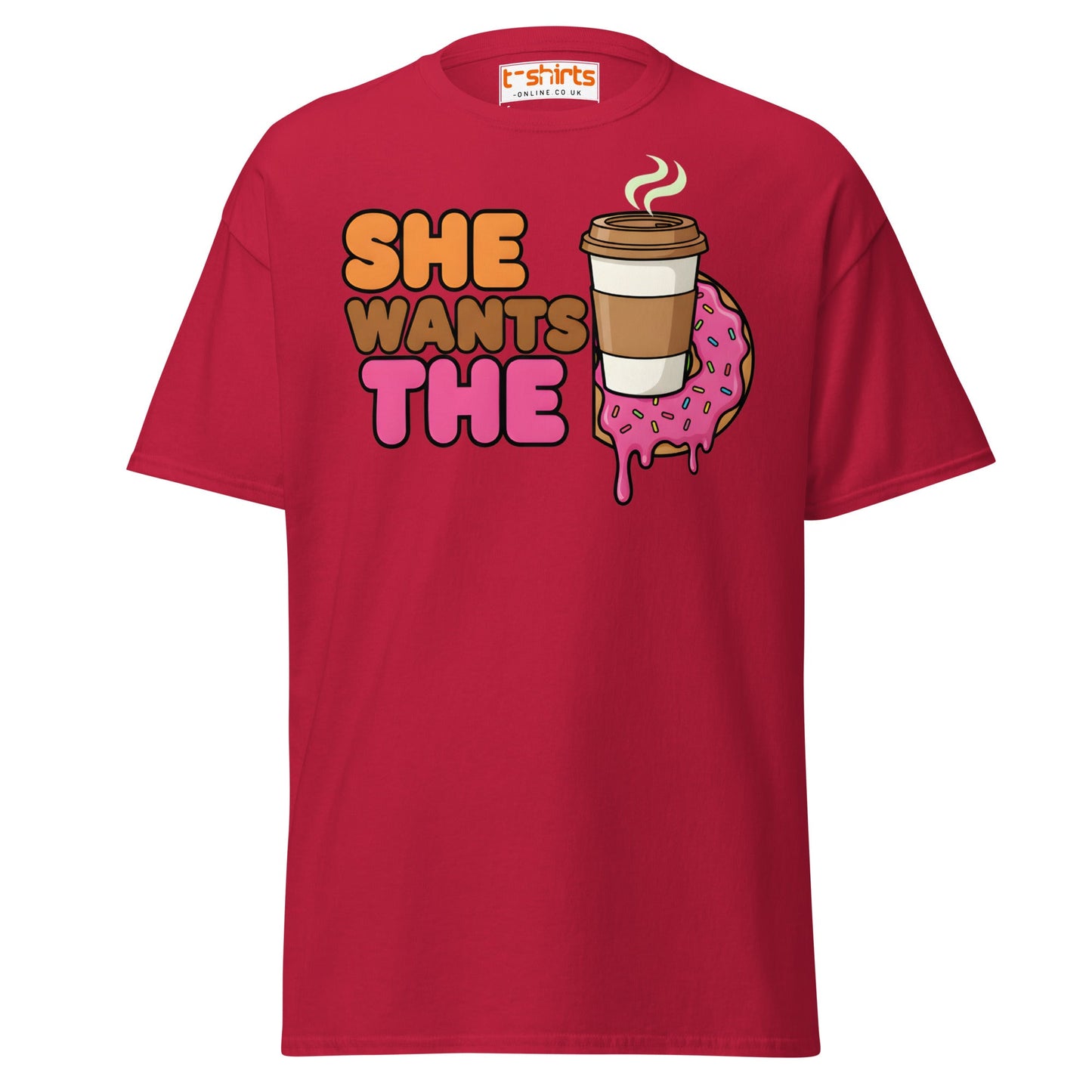 She Wants The D T-Shirt - Cardinal - T-Shirts Online