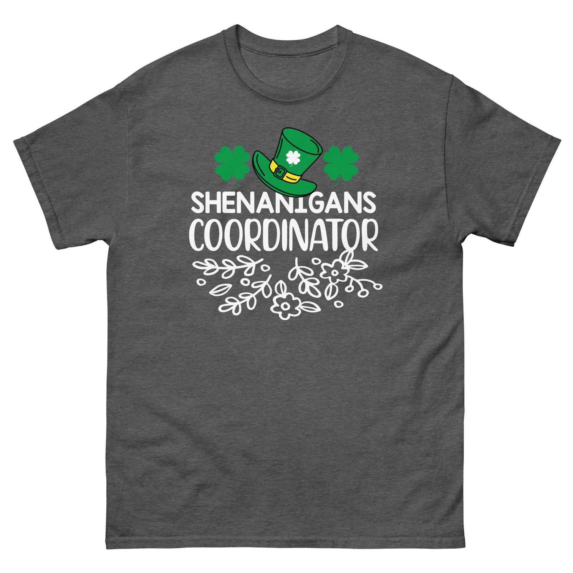 Shenanigans Coordinator | Unisex classic tee - Dark Heather - T-Shirts Online