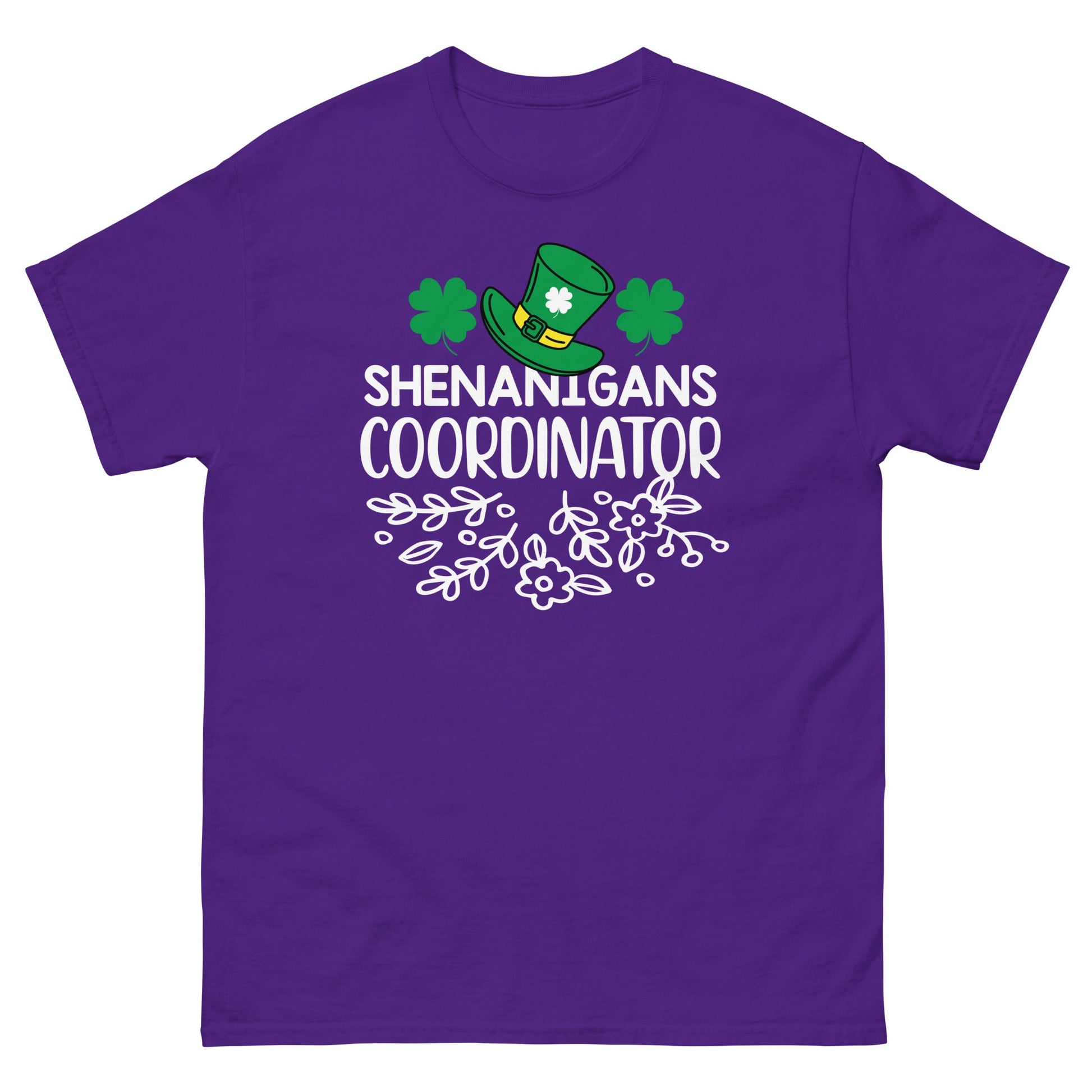 Shenanigans Coordinator | Unisex classic tee - Purple - T-Shirts Online