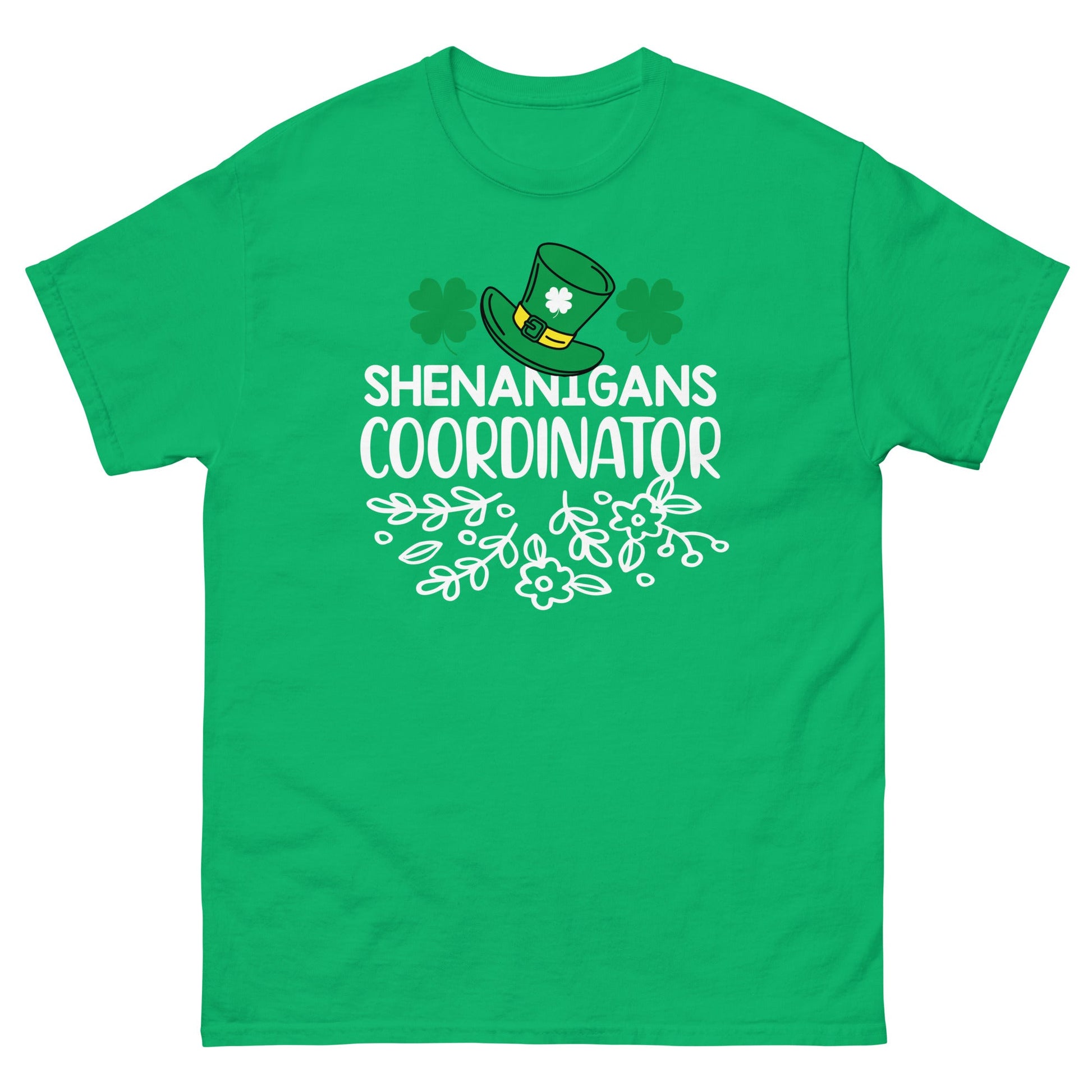 Shenanigans Coordinator | Unisex classic tee - Irish Green - T-Shirts Online