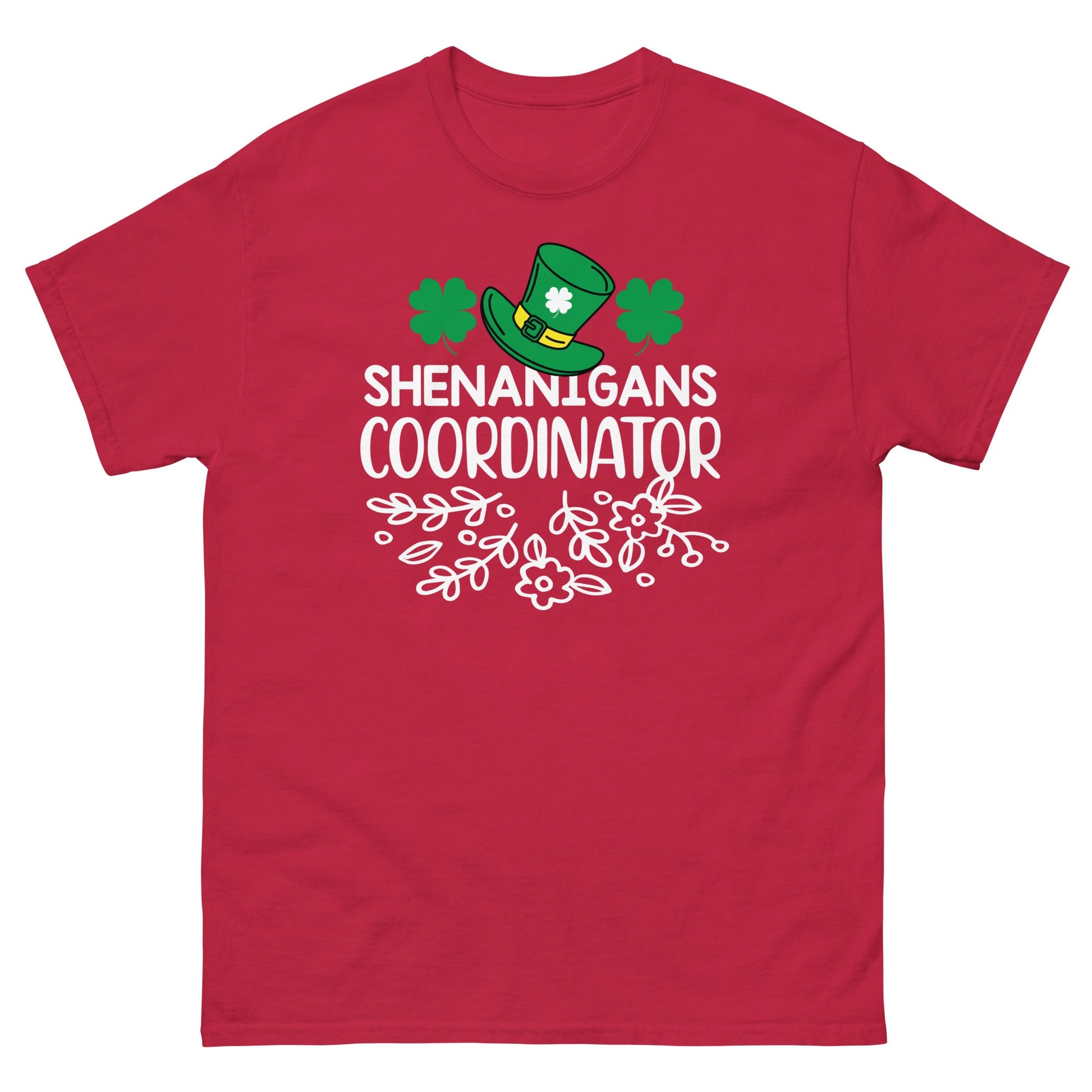 Shenanigans Coordinator | Unisex classic tee - Cardinal - T-Shirts Online