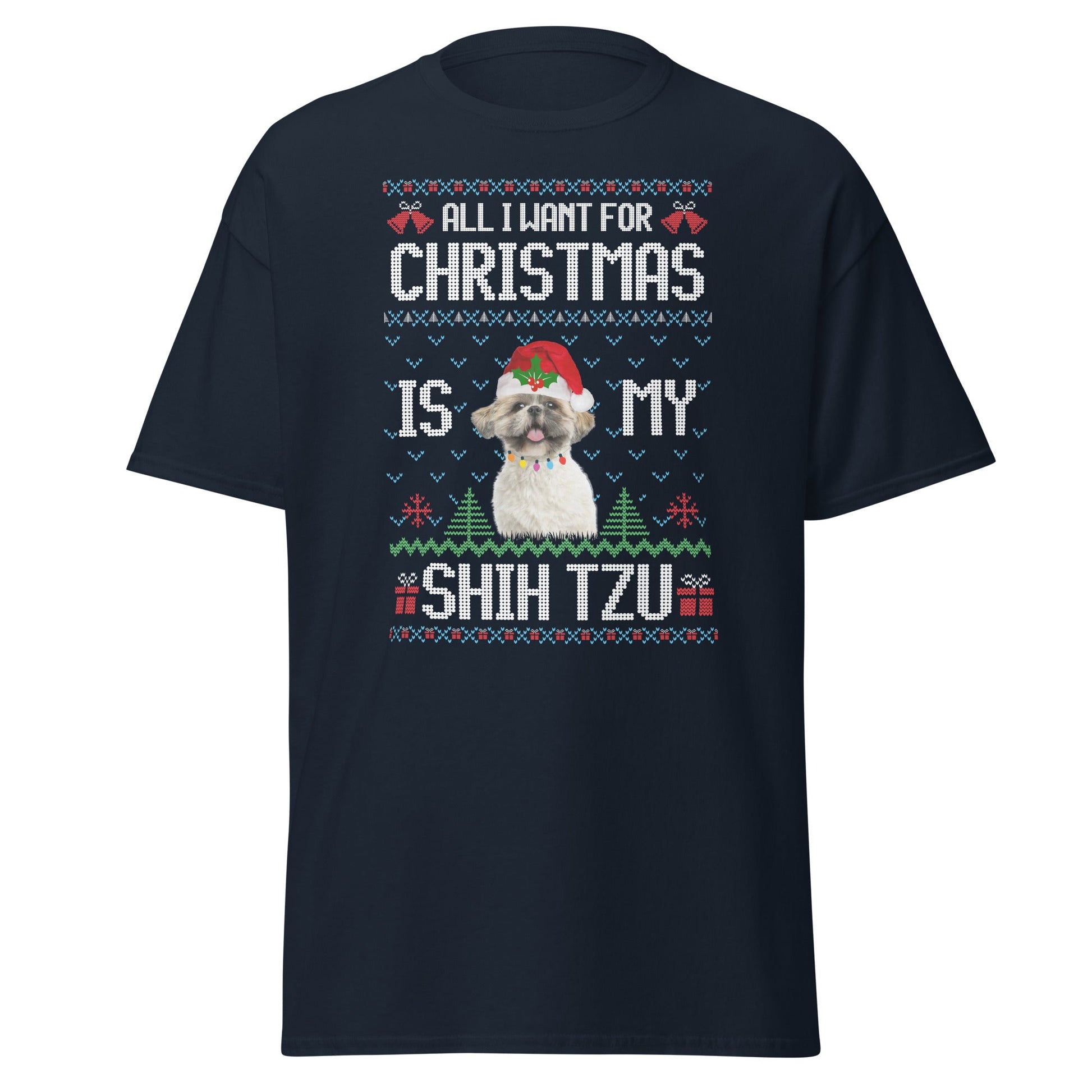 Shih Tzu Christmas | Shih Tzu T-Shirt - T-Shirts Online