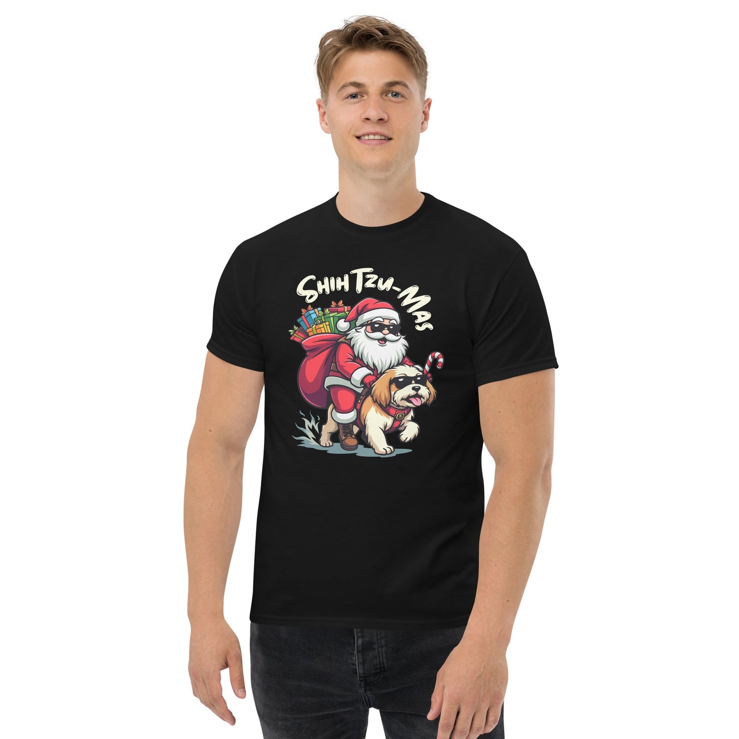 Shih Tzu Mas | Shih Tzu T-Shirt - Black - T-Shirts Online