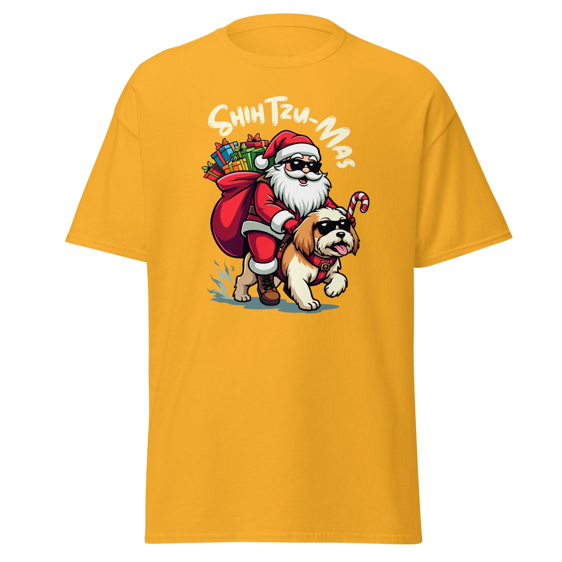 Shih Tzu Mas | Shih Tzu T-Shirt - Gold - T-Shirts Online