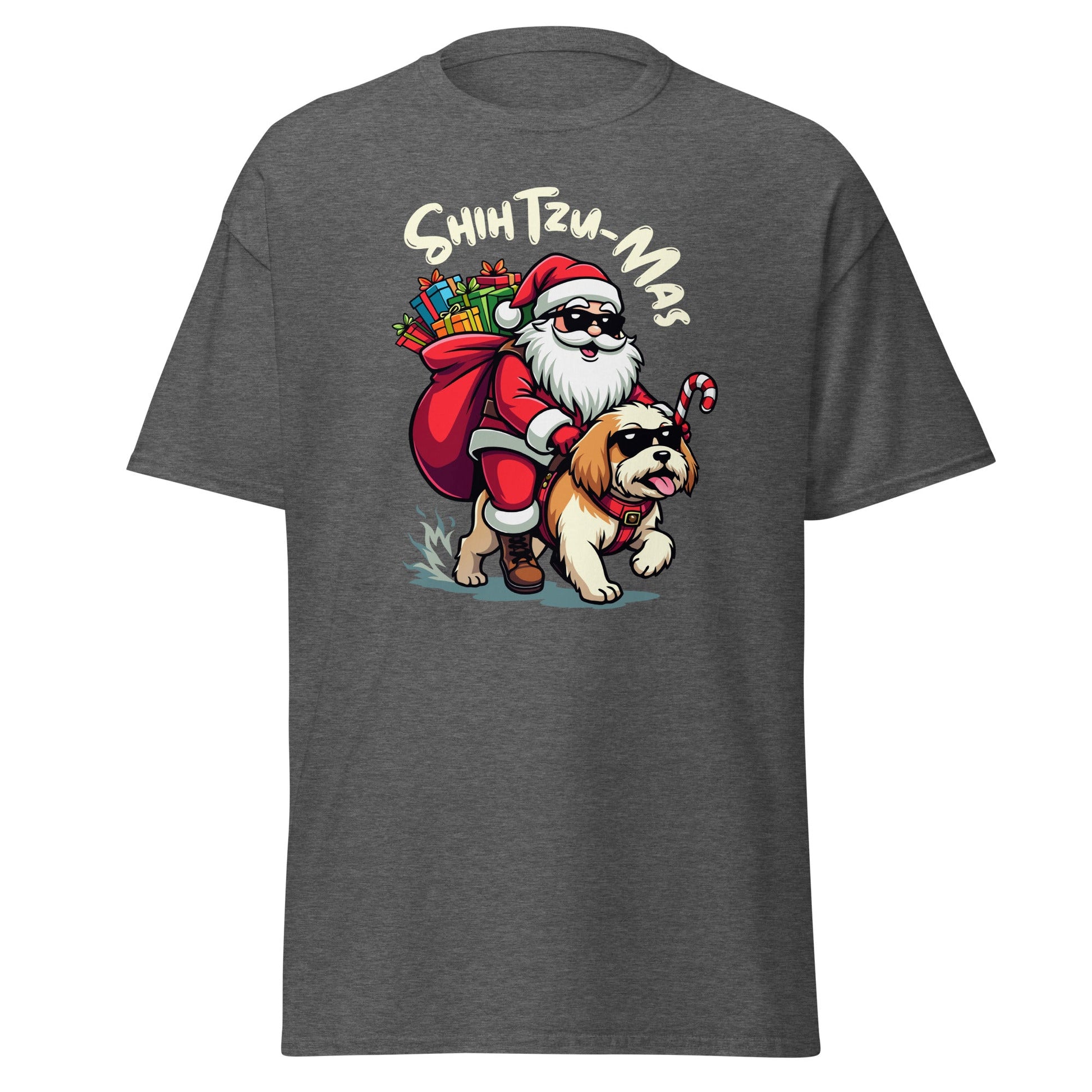 Shih Tzu Mas | Shih Tzu T-Shirt - Dark Heather - T-Shirts Online