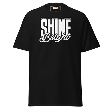 Shine Bright | Positivity T-Shirt - Black - T-Shirts Online