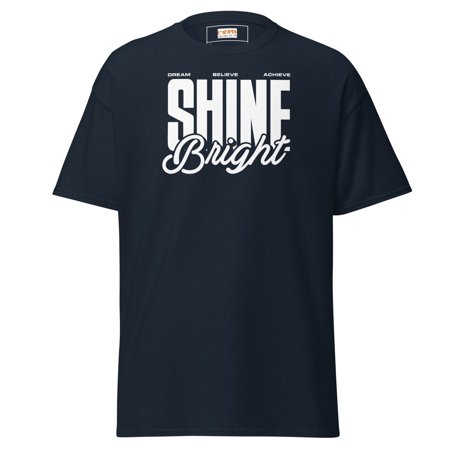 Shine Bright | Positivity T-Shirt - Navy - T-Shirts Online