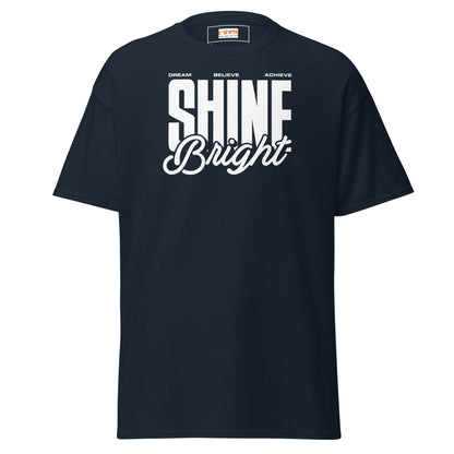 Shine Bright | Positivity T-Shirt - Navy - T-Shirts Online