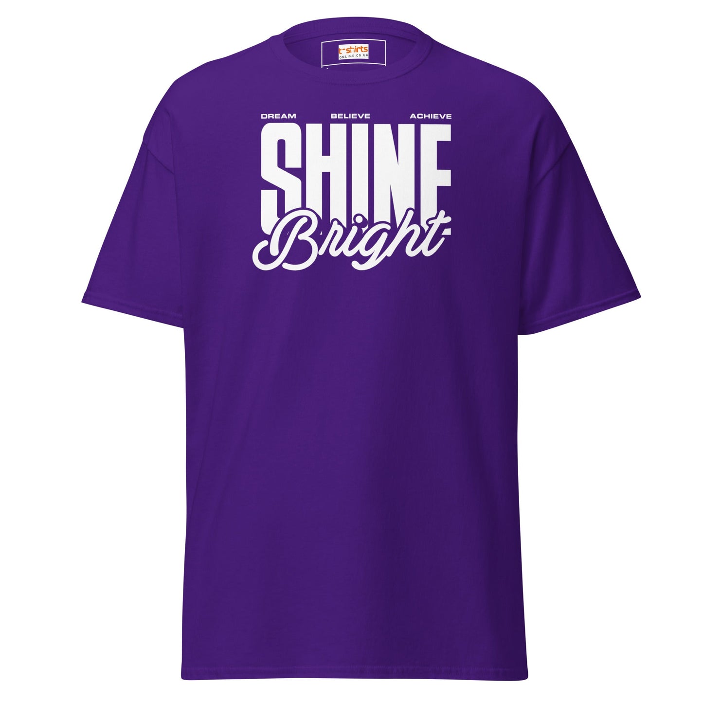 Shine Bright | Positivity T-Shirt - Purple - T-Shirts Online