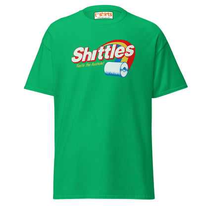 Shittles Parody T-Shirt – Funny Toilet Paper Gag Tee - Irish Green - T-Shirts Online
