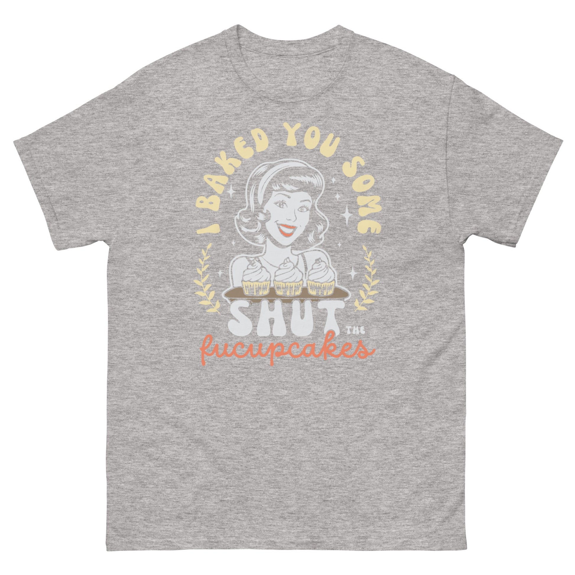 Shut The F#ckup Cakes | 18+ T-Shirt - Sport Grey - T-Shirts Online