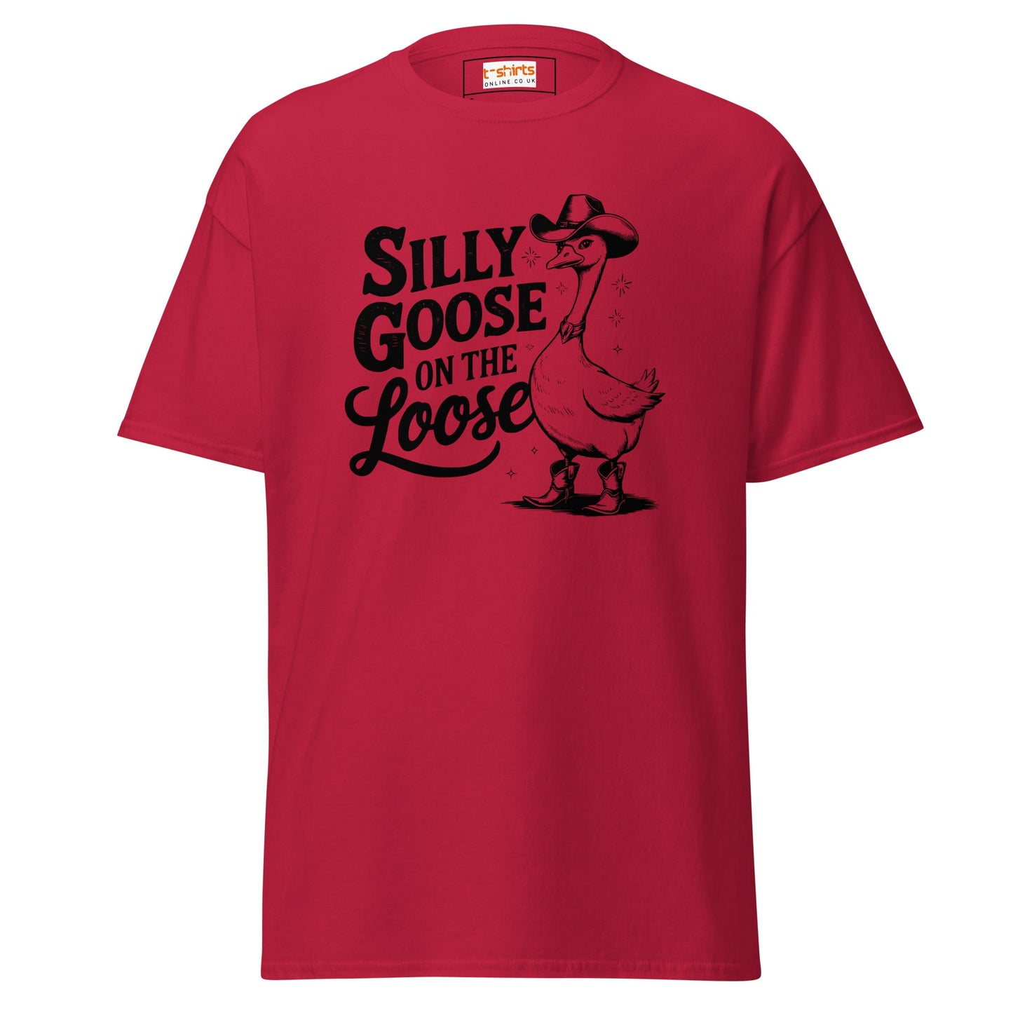 Silly Goose T-Shirt | Graphic Funny Women's Tee - Cardinal - T-Shirts Online