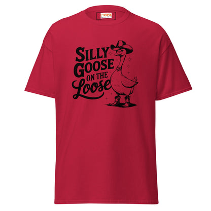 Silly Goose T-Shirt | Graphic Funny Women's Tee - Cardinal - T-Shirts Online