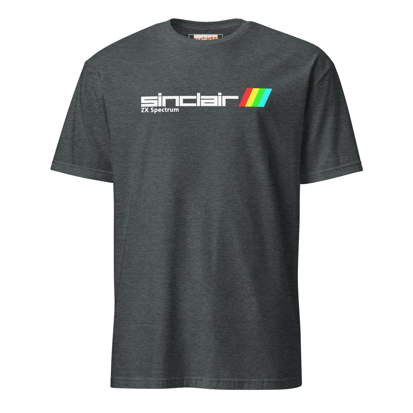 Sinclair ZX Spectrum T-Shirt | Retro Gaming Tee - Dark Heather - T-Shirts Online