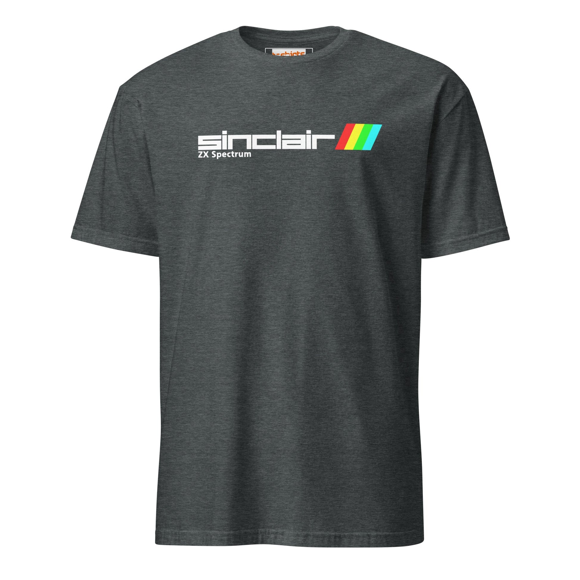 Sinclair ZX Spectrum T-Shirt | Retro Gaming Tee - Dark Heather - T-Shirts Online