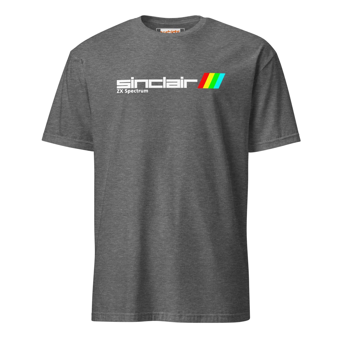 Sinclair ZX Spectrum T-Shirt | Retro Gaming Tee - Graphite Heather - T-Shirts Online