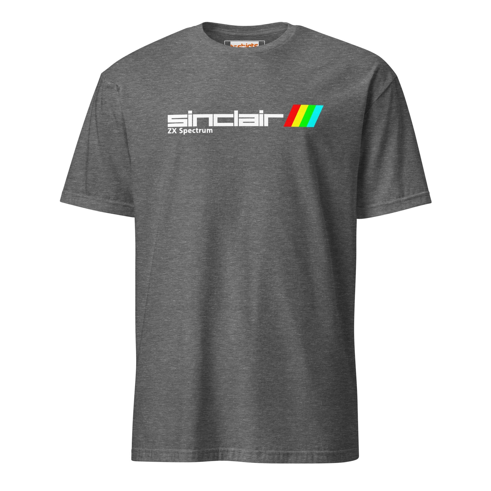 Sinclair ZX Spectrum T-Shirt | Retro Gaming Tee - Graphite Heather - T-Shirts Online